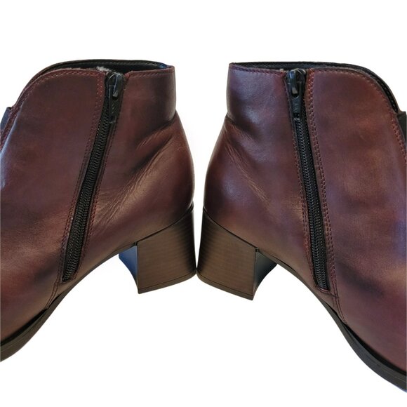 Remonte Rieker Gwyneth Leather Ankle Boots 38 - Picture 8 of 13